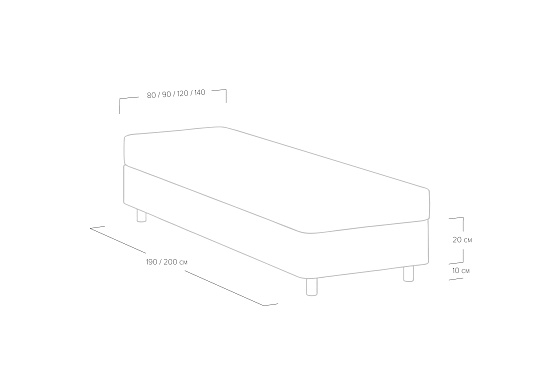 Кровать Tatami
