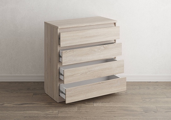 Комод Aksel 4 ящика (дуб сонома)
